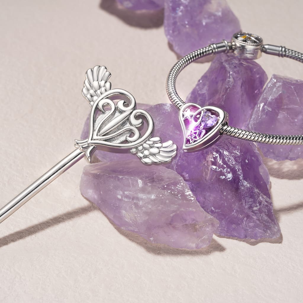 魔法のライトアップピンクハートチャーム image number 4