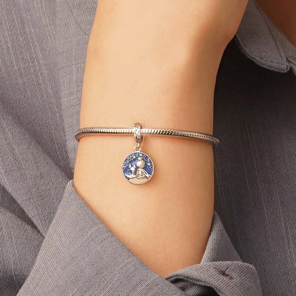 Fot Knot ball_charm 新品 Gnoce 星の王子様と狐ペンダントダングルチャーム – Gnoce