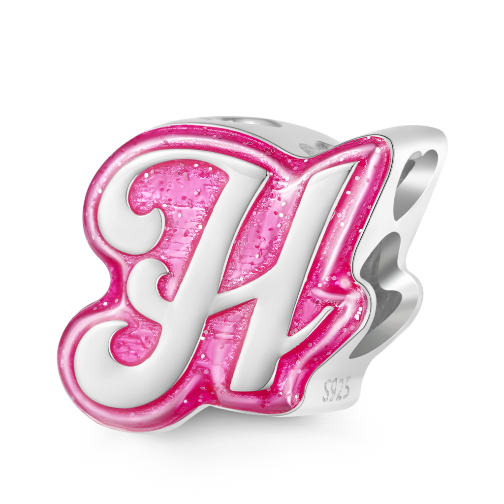 バービー ピンク レター チャーム image number 0