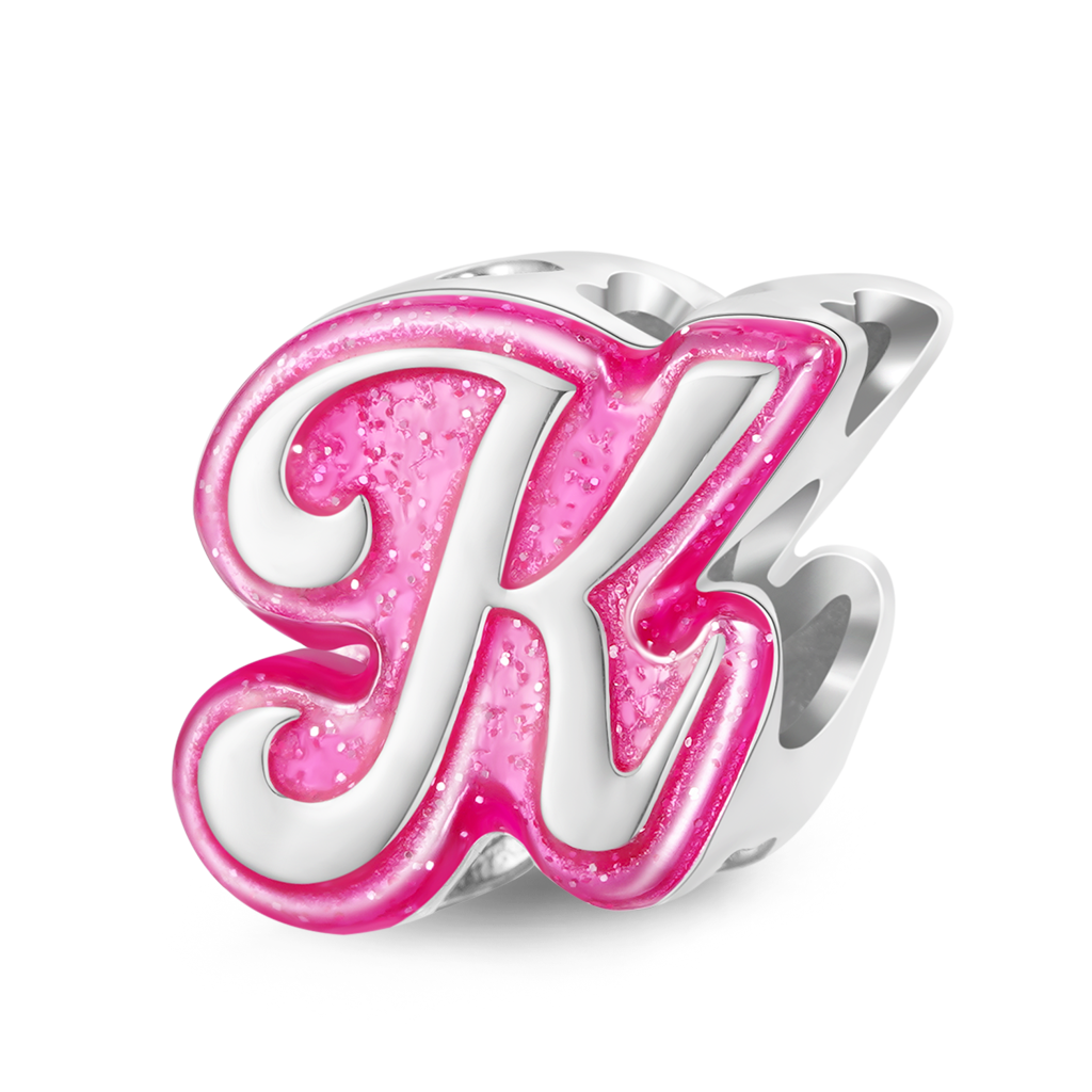 バービー ピンク レター チャーム image number 0