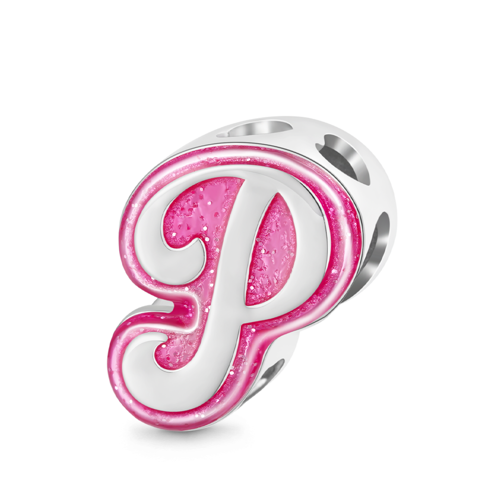 バービー ピンク レター チャーム image number 0