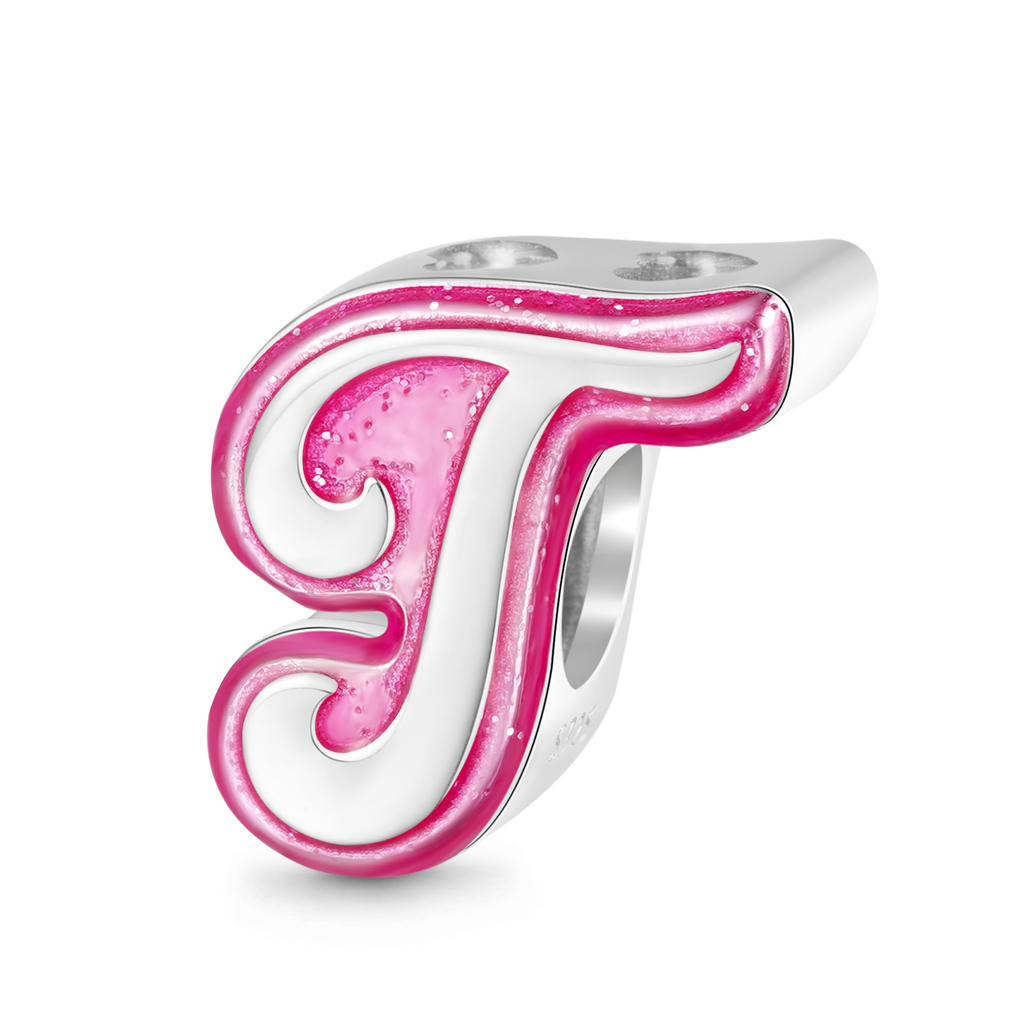 バービー ピンク レター チャーム image number 0