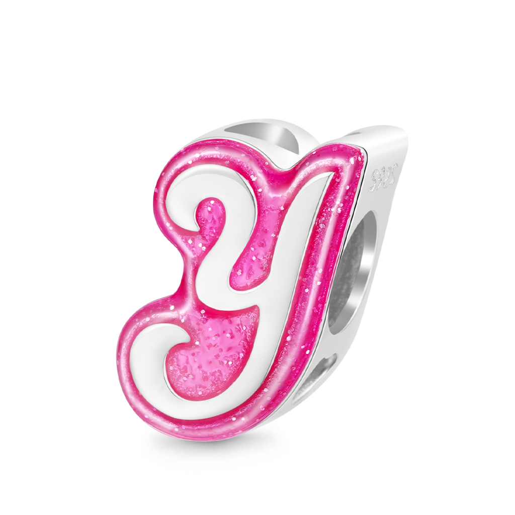 バービー ピンク レター チャーム image number 0