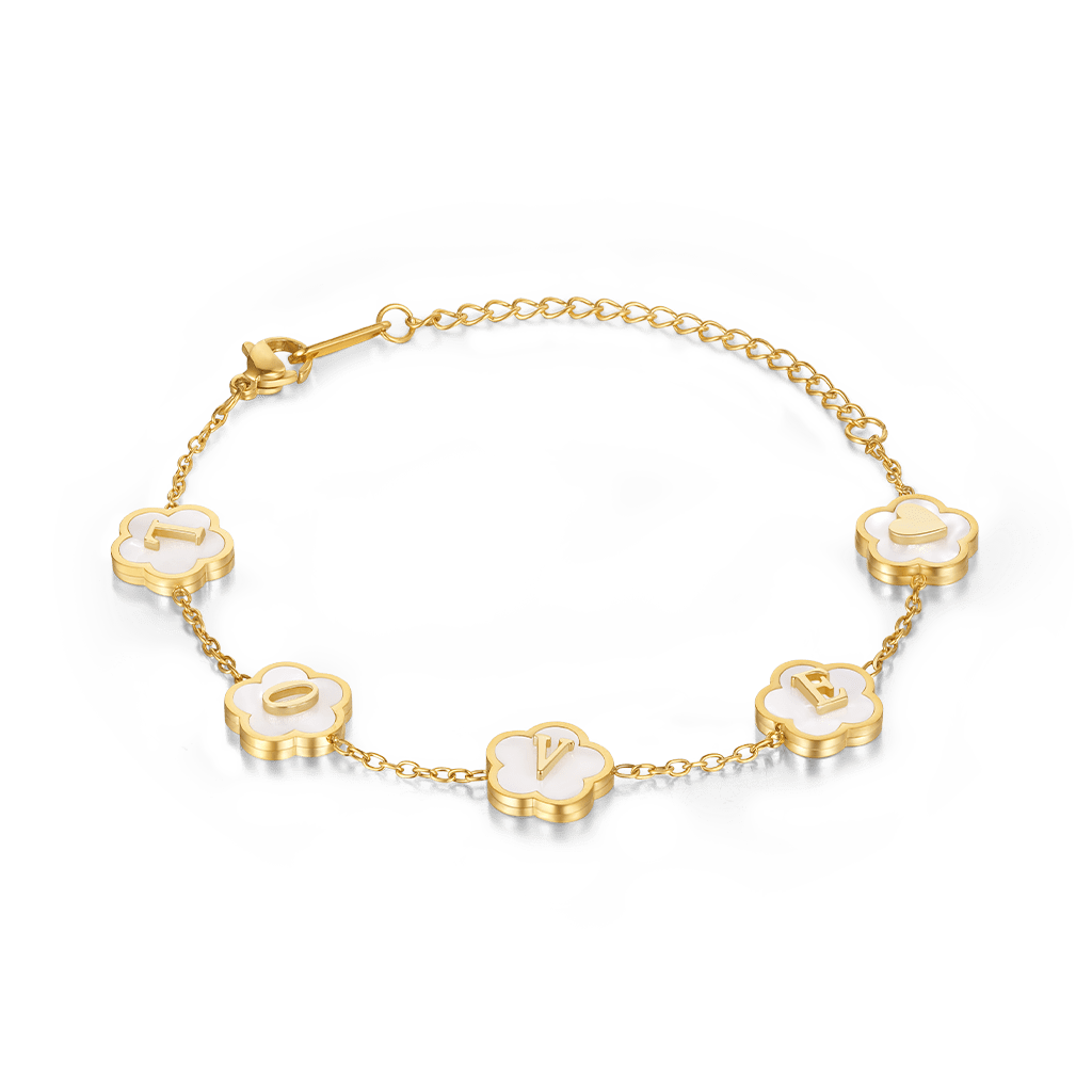 花大好き調節可能なブレスレット image number 0