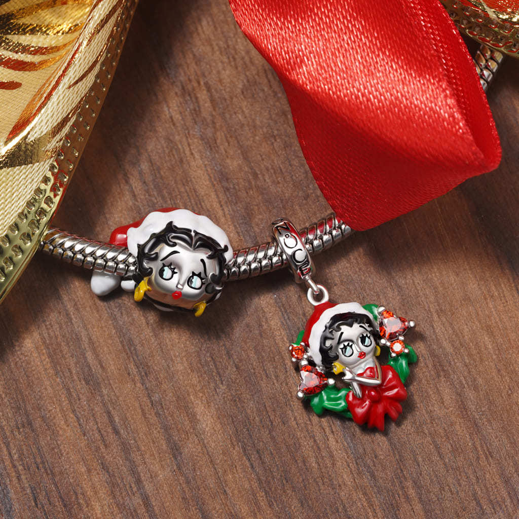 ベティブープクリスマスリースペンダント image number 2
