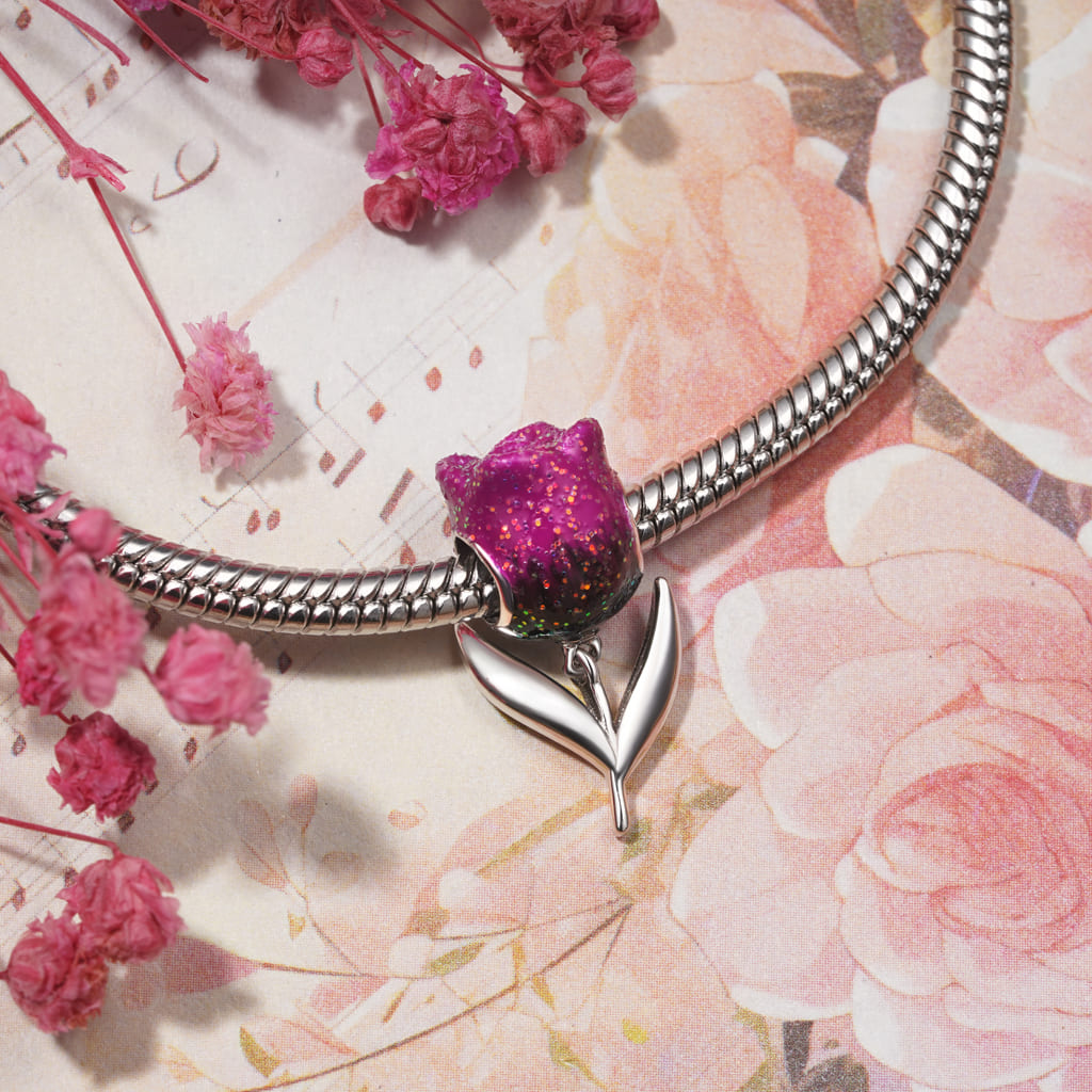 ブラック・チューリップ・チャーム image number 2