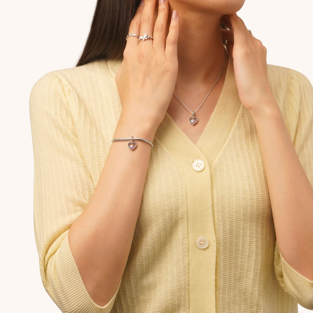 刻印可能なハートペンダント image number 4