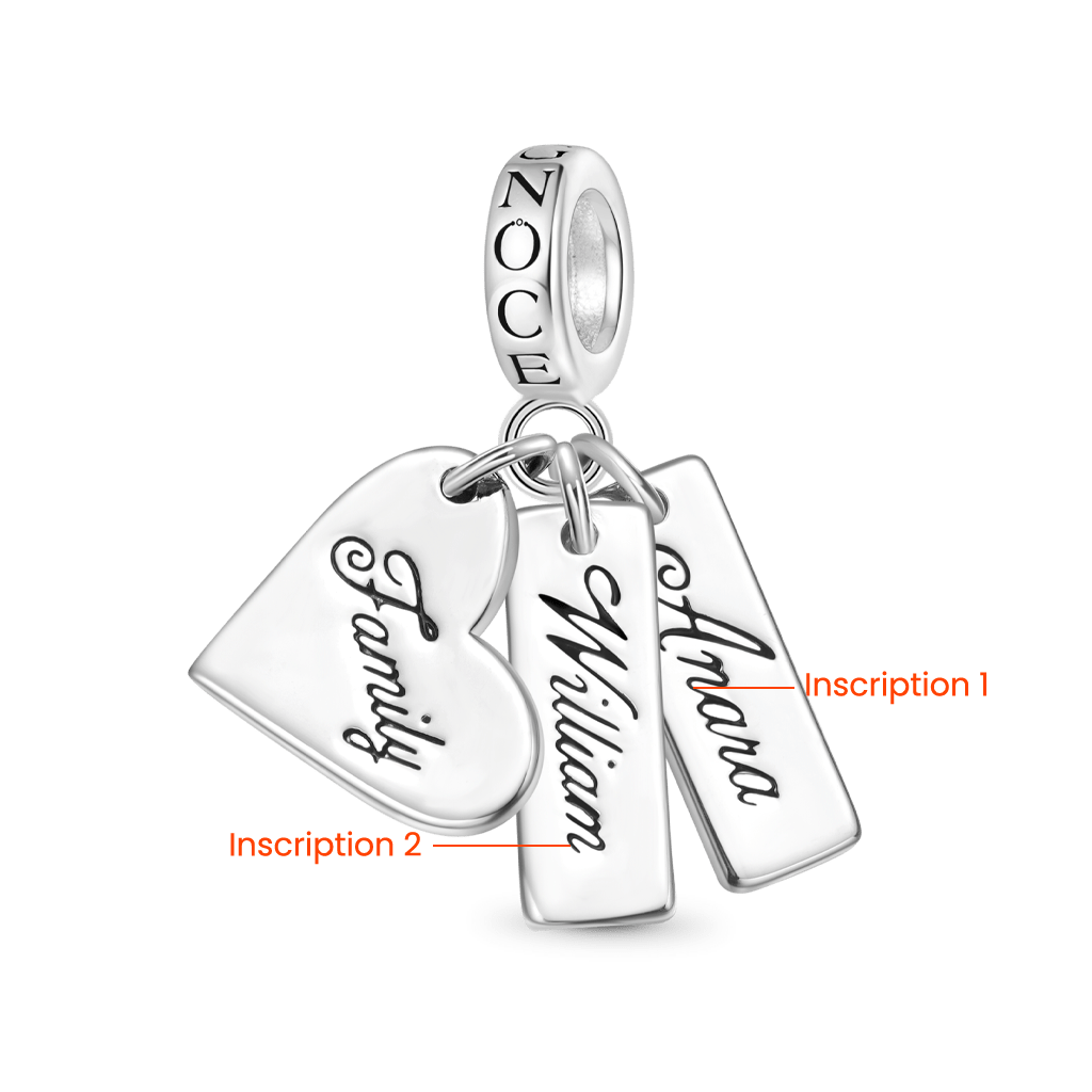 ハートの刻印が可能なトリプルペンダント image number 1