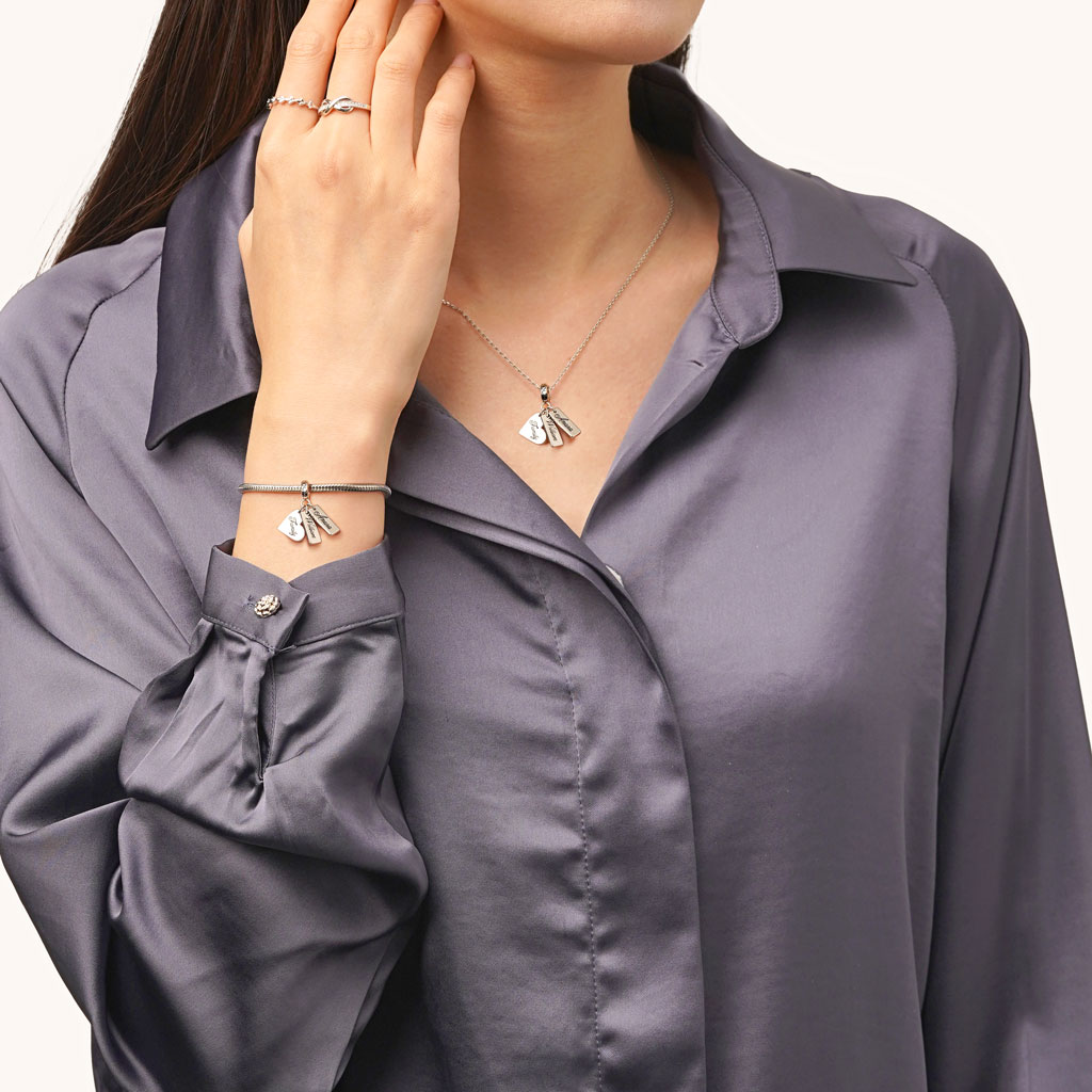 ハートの刻印が可能なトリプルペンダント image number 4