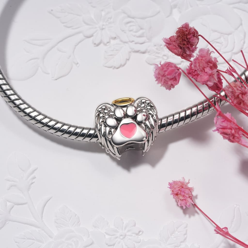 メモリアルペットの愛の翼チャーム image number 3