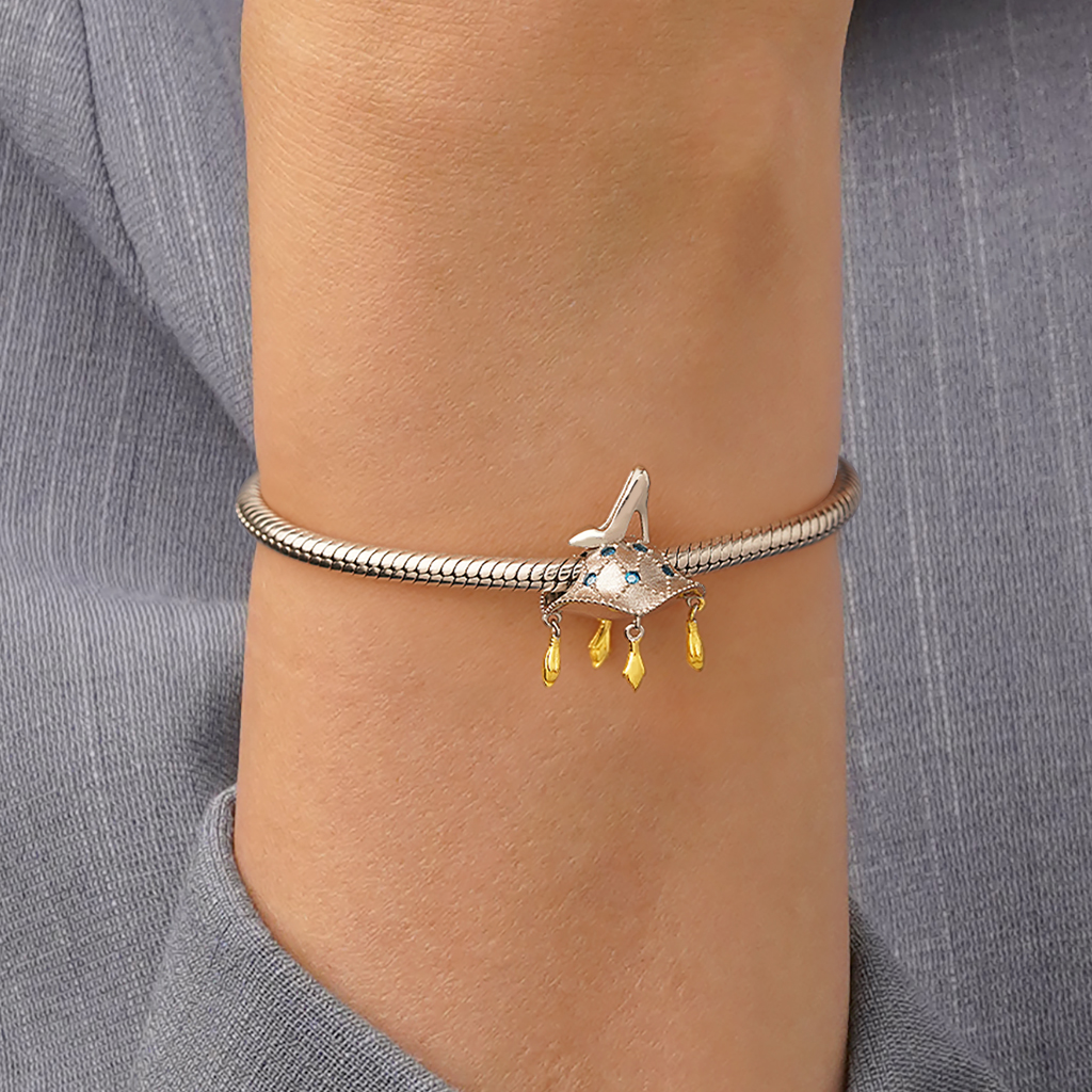 布張りガラス スリッパ チャーム image number 4