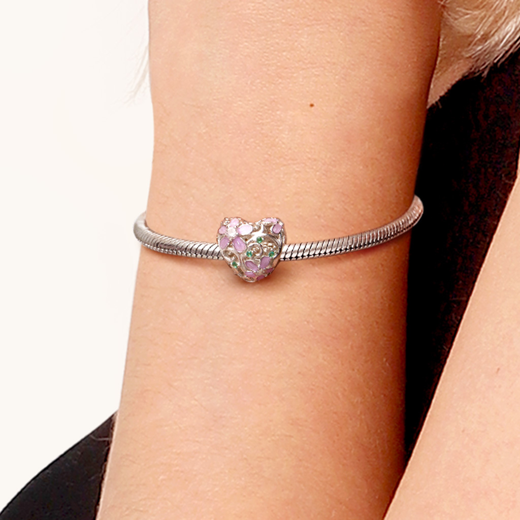 ハートフラワーつるチャーム image number 4