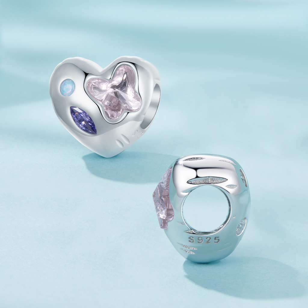 ラブピンクバタフライチャーム image number 1