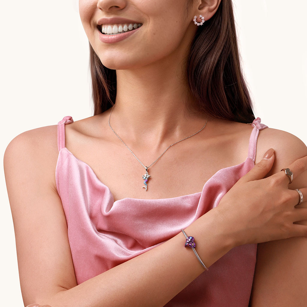 ハート ジルコン キャンディ チャーム image number 3