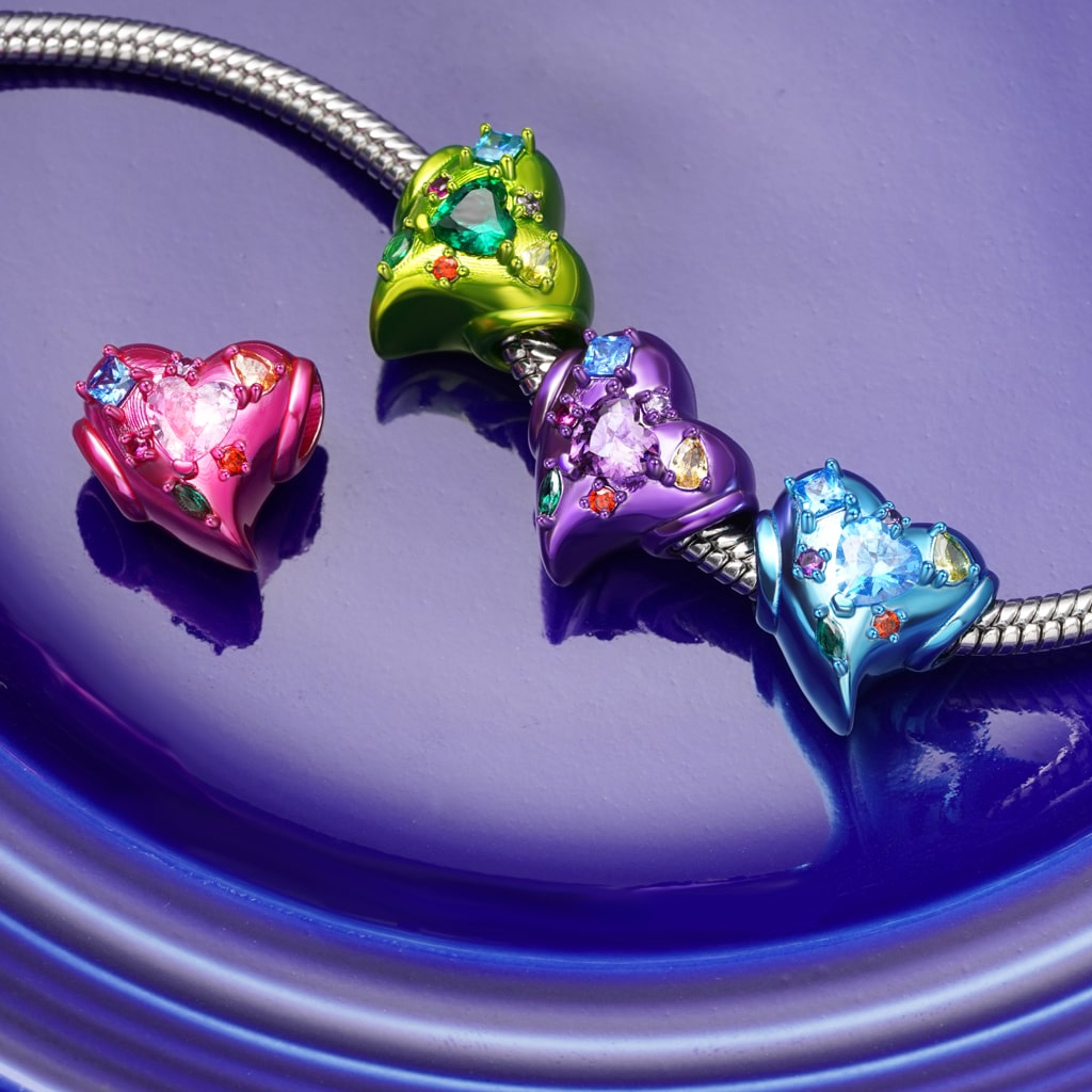 ハート ジルコン キャンディ チャーム image number 2