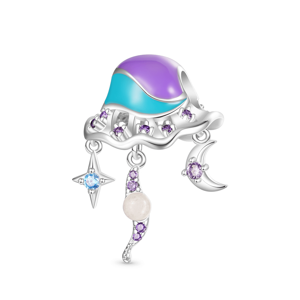 暗闇で光るクラゲ チャーム image number 1