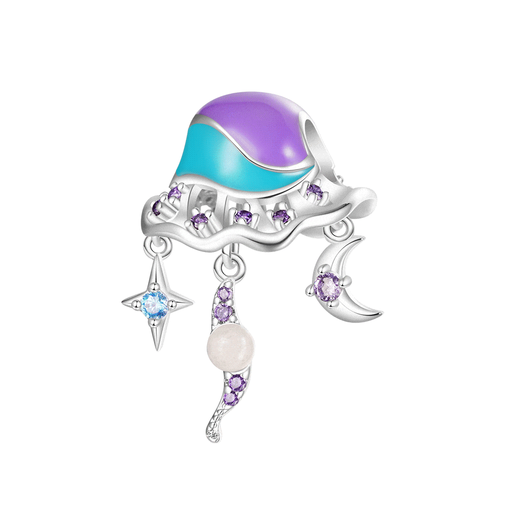 暗闇で光るクラゲ チャーム image number 0