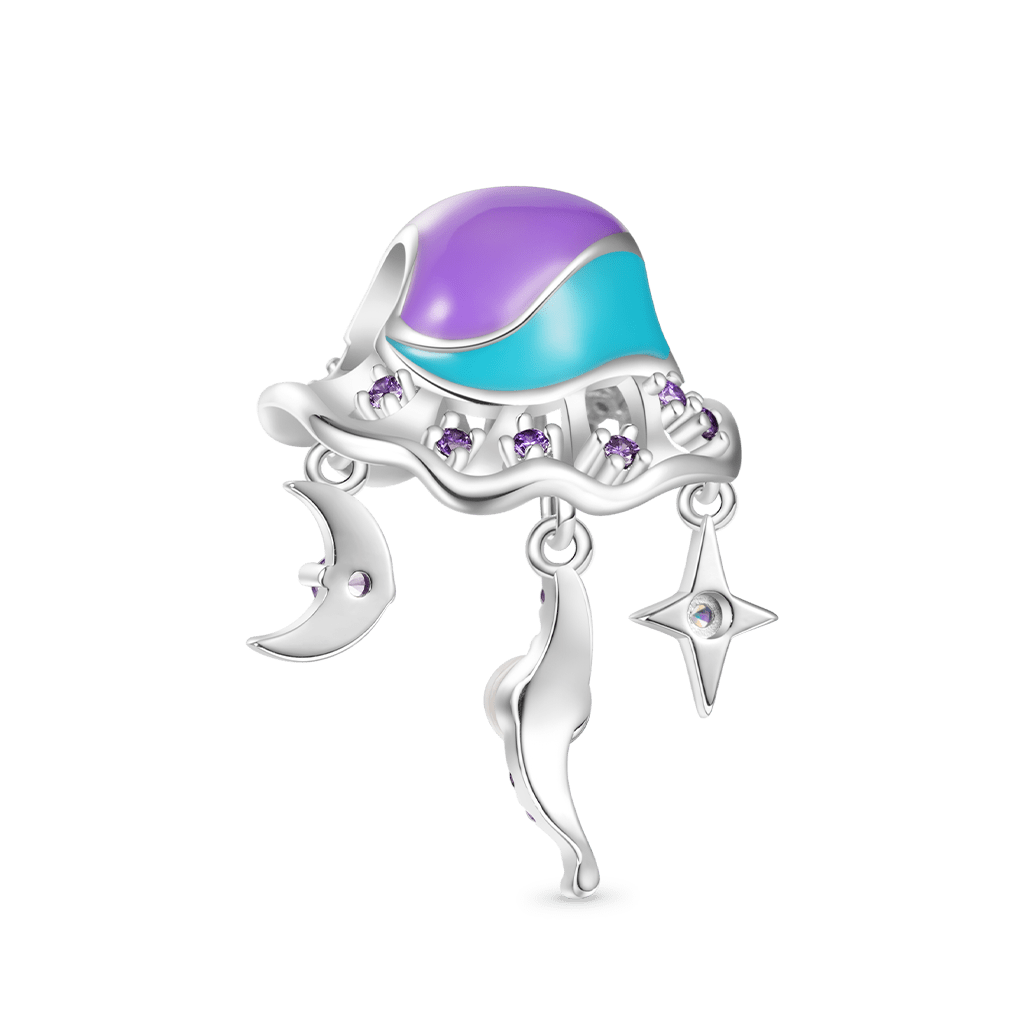 暗闇で光るクラゲ チャーム image number 2
