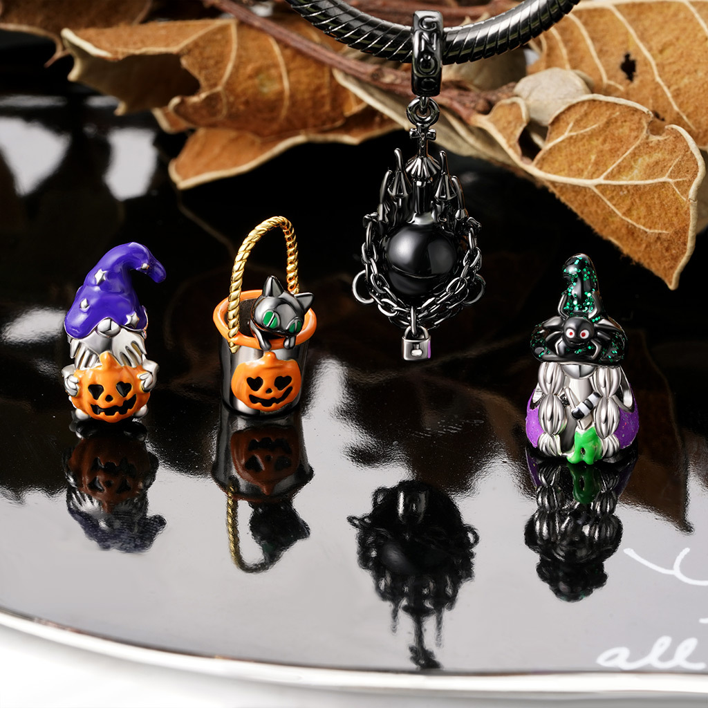 ハロウィンノームパンプキンチャーム image number 2