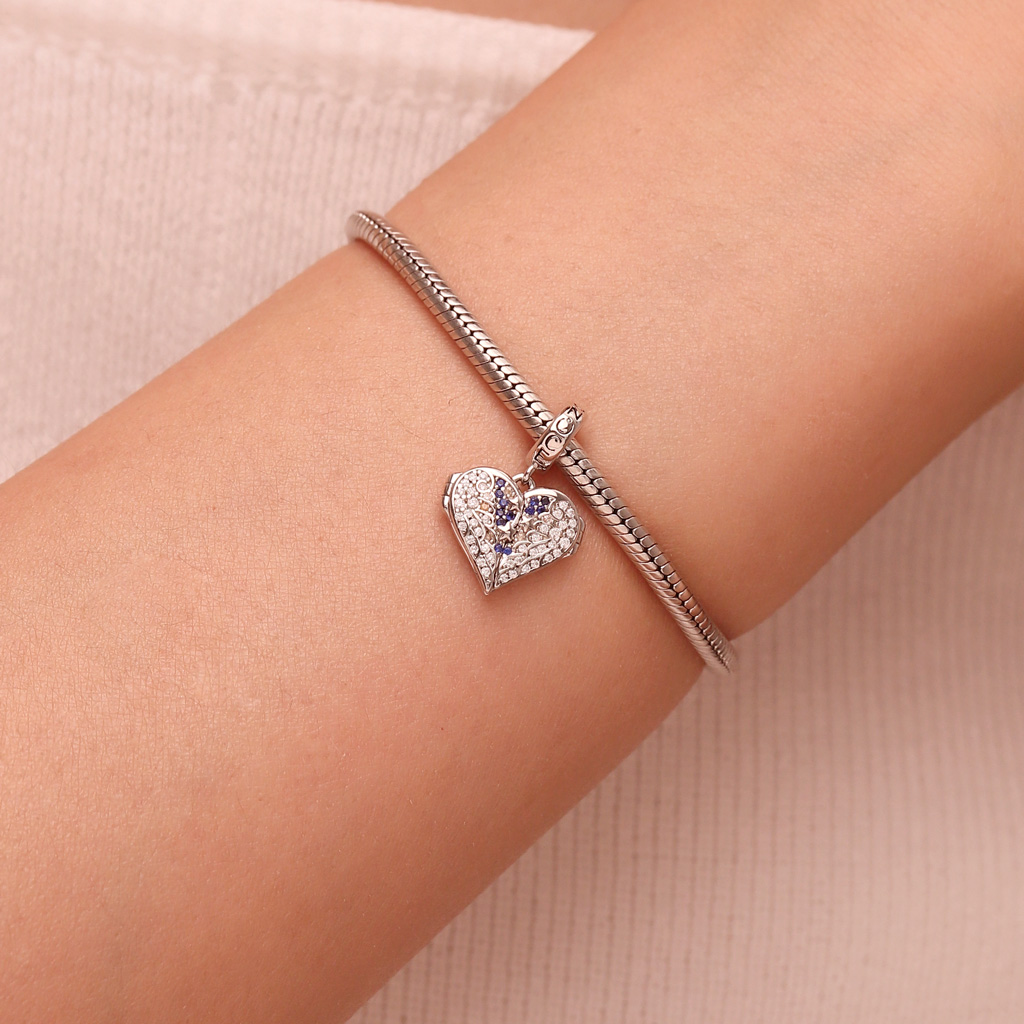 開閉可能なハートウィングペンダント image number 6