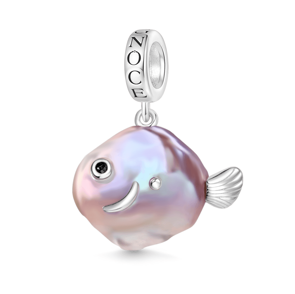 フィッシュバロックパールシルバーペンダント image number 0