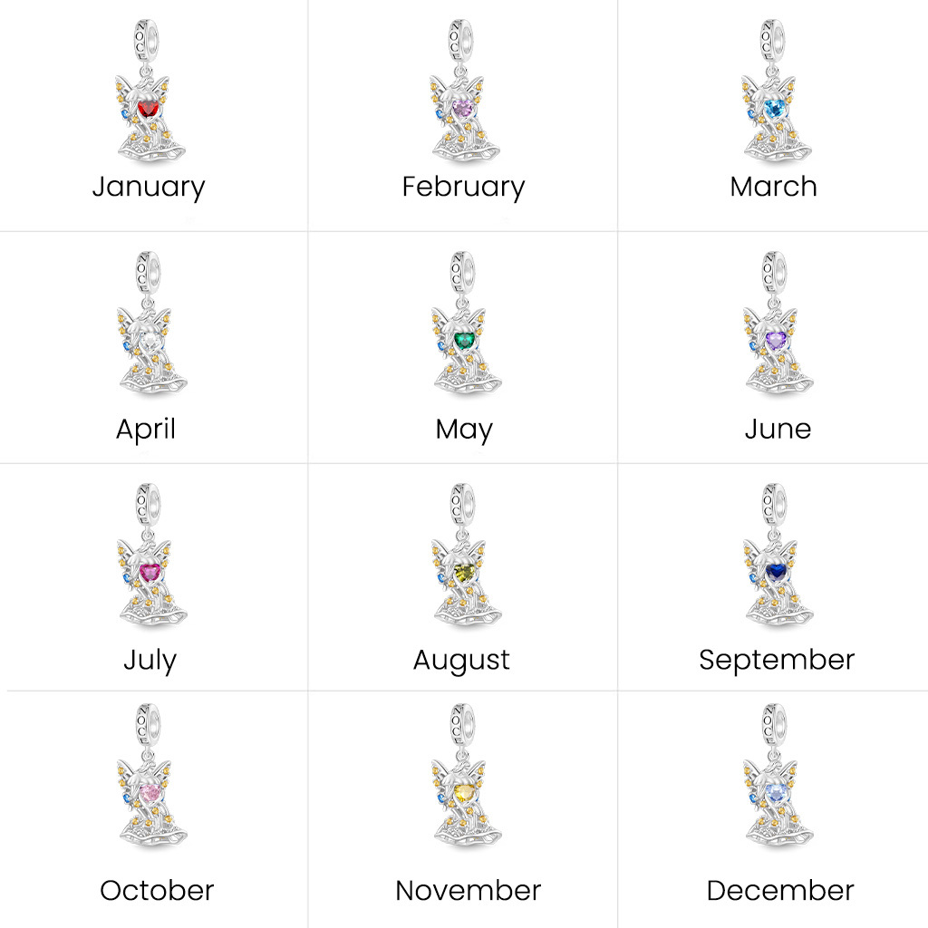 妖精の女王ティタニア誕生石ペンダント image number 6