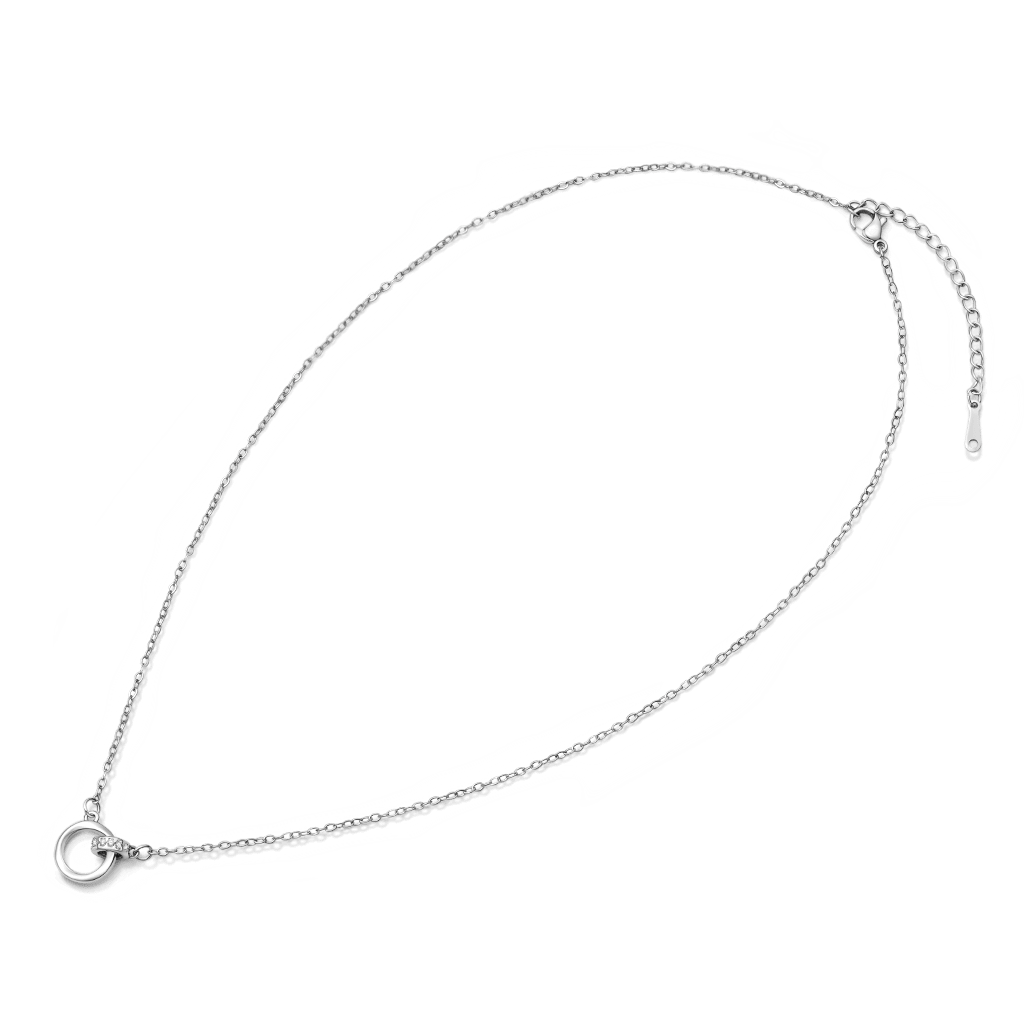 ダブルリング メビウスネックレス image number 1