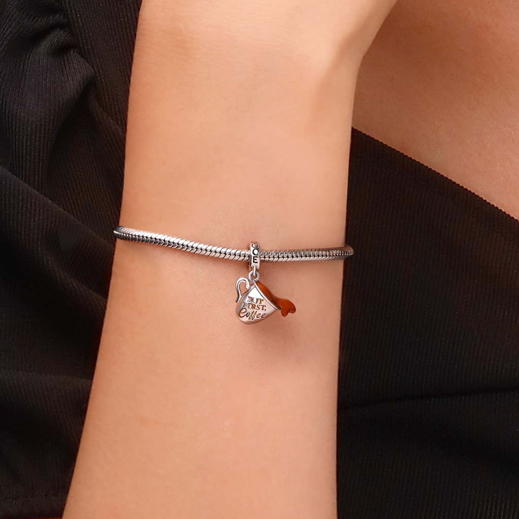 コーヒーこぼれペンダント image number 5