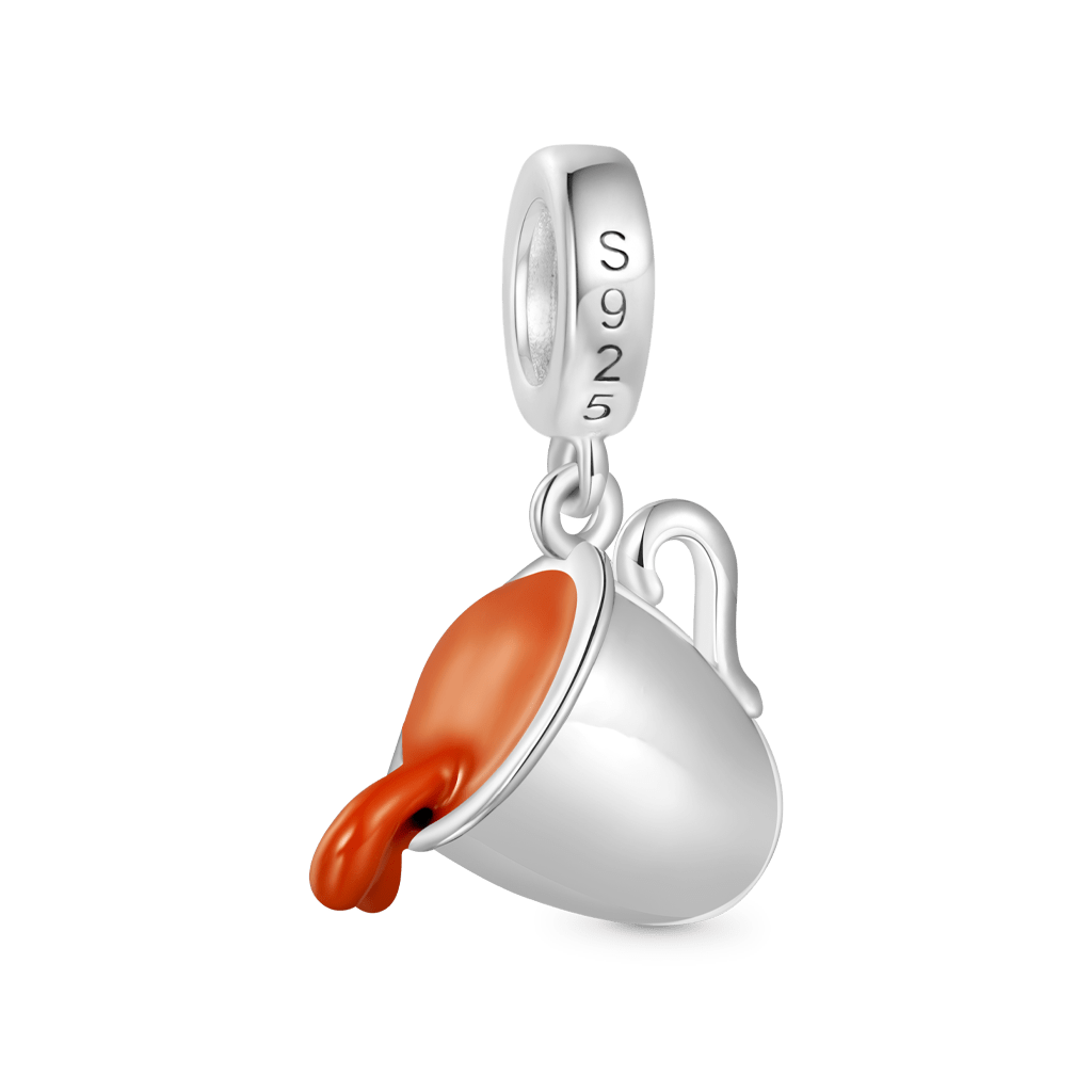 コーヒーこぼれペンダント image number 1