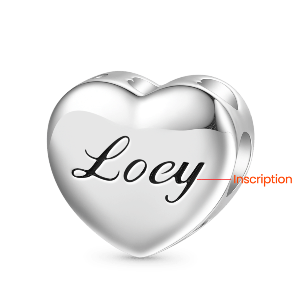 パーソナライズされた指紋ハート ペンダント image number 1