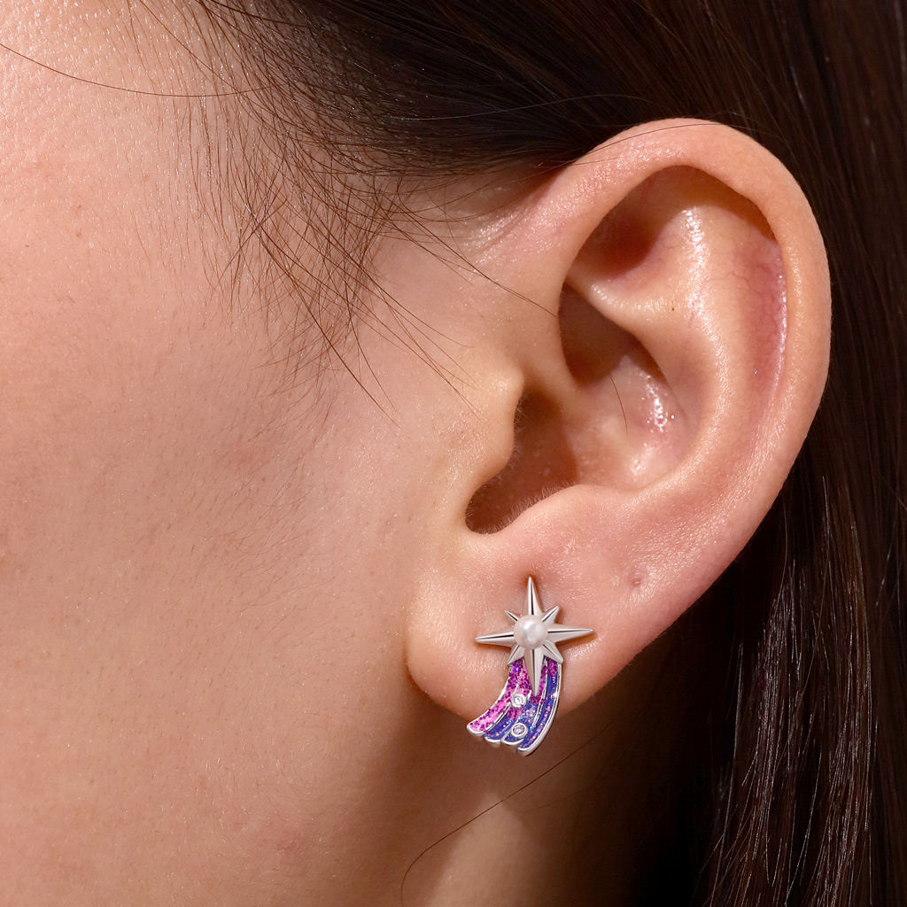 メテオ パール スタッド イヤリング image number 4