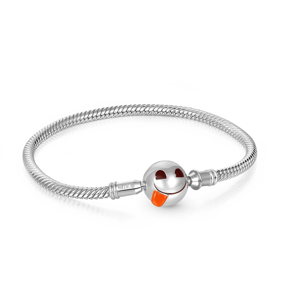 絵文字美味しい顔と悲しい顔のベーシックブレスレット image number 0