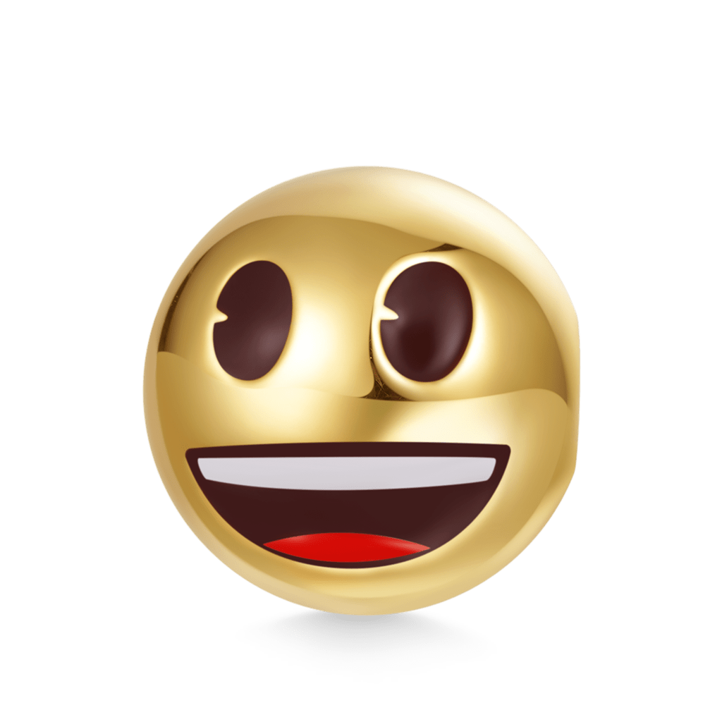 絵文字大きな目の笑顔チャーム image number 0