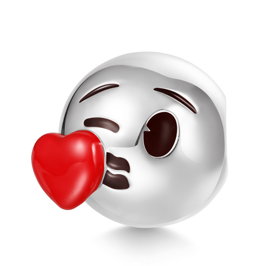 絵文字投げキスの顔チャーム image number 0