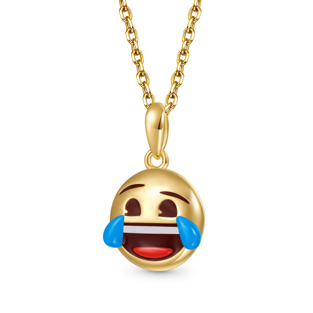 嬉し泣き 絵文字 ペンダント image number 0