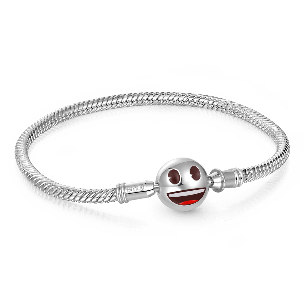 絵文字笑顔と泣き顔のベーシックブレスレット image number 0