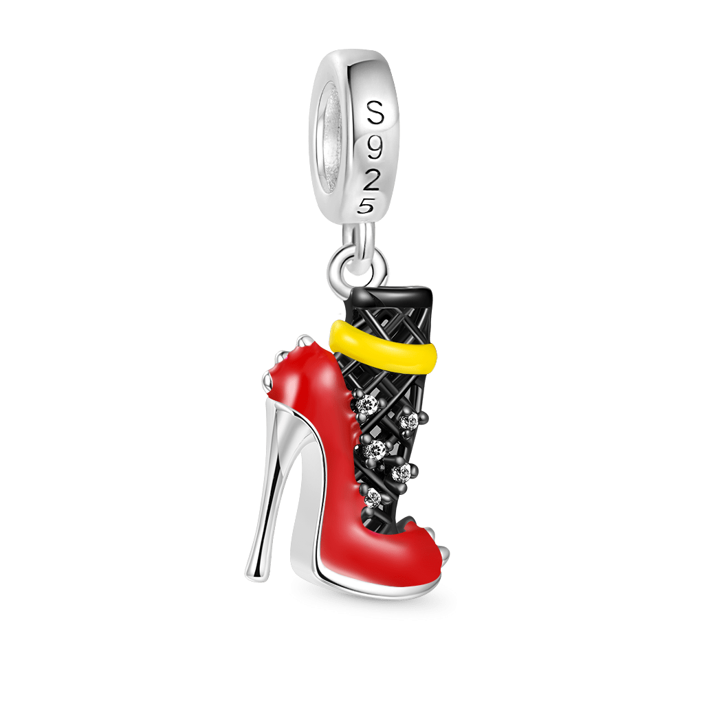 フィッシュネット ハイヒール ペンダント image number 1