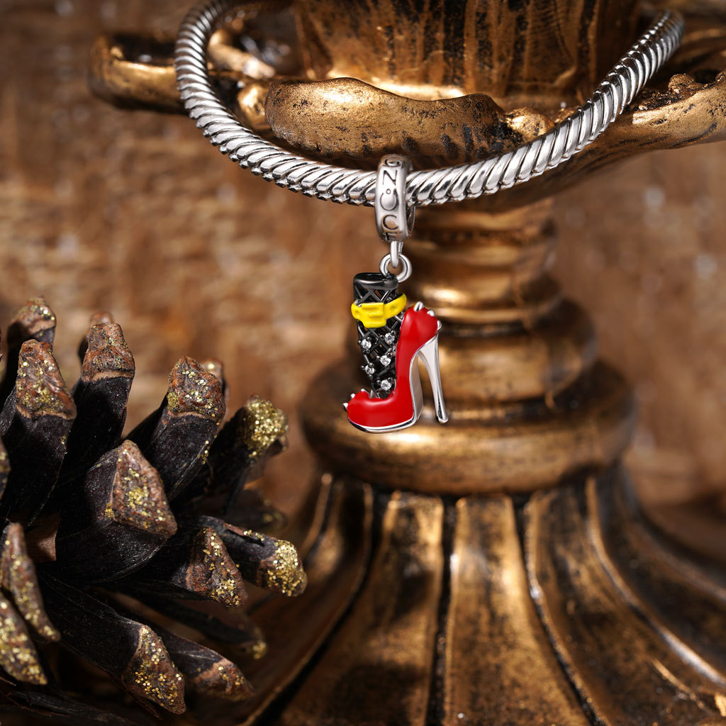 フィッシュネット ハイヒール ペンダント image number 2