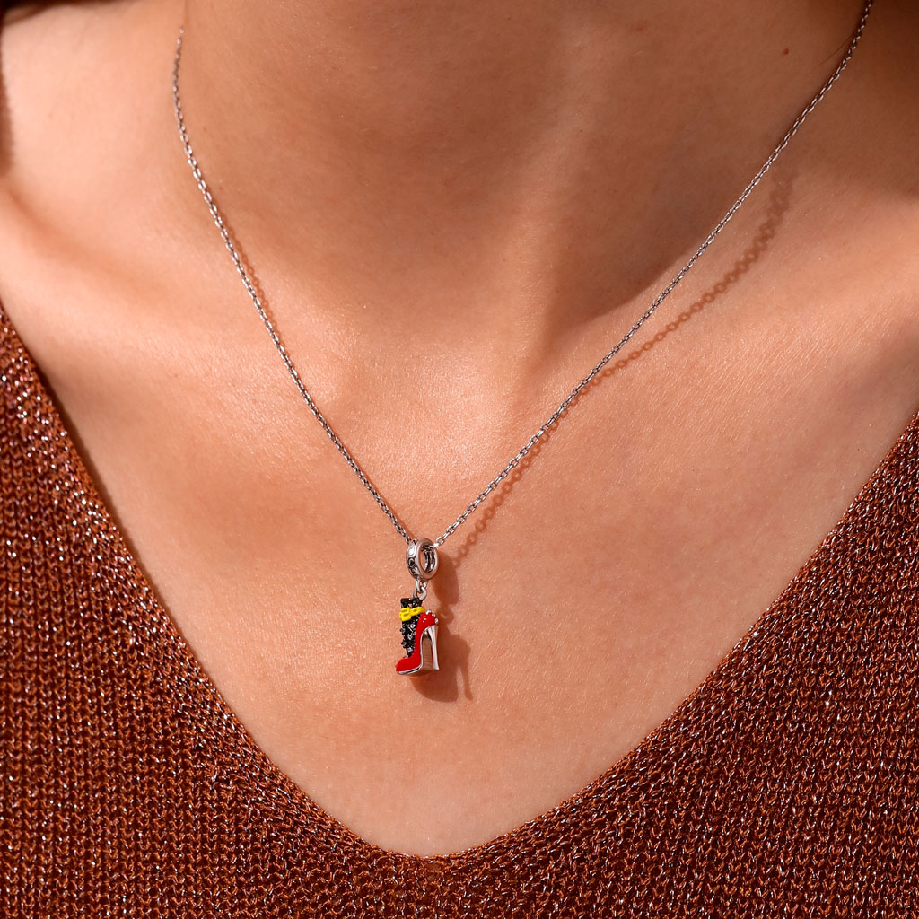 フィッシュネット ハイヒール ペンダント image number 4