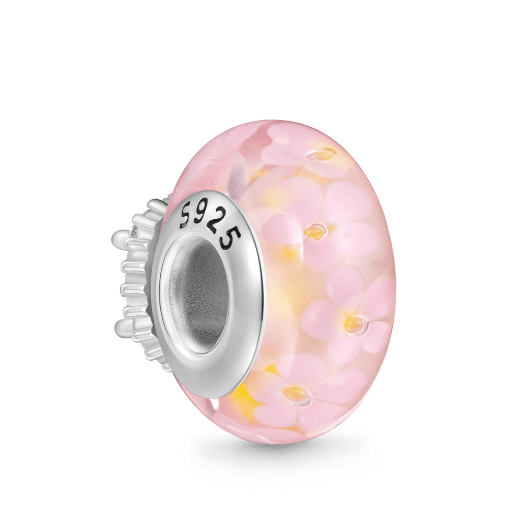 ロマンチックな桜のガラスチャーム image number 1