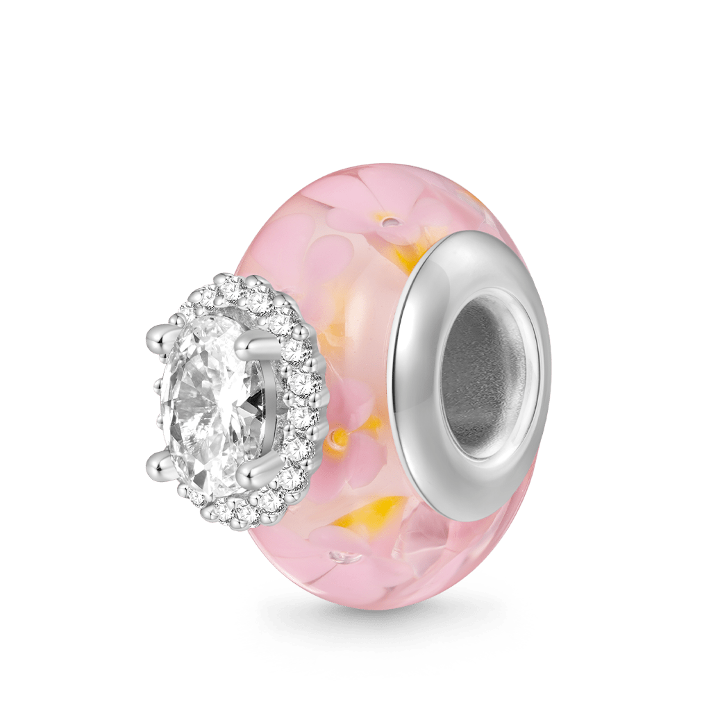 ロマンチックな桜のガラスチャーム image number 0