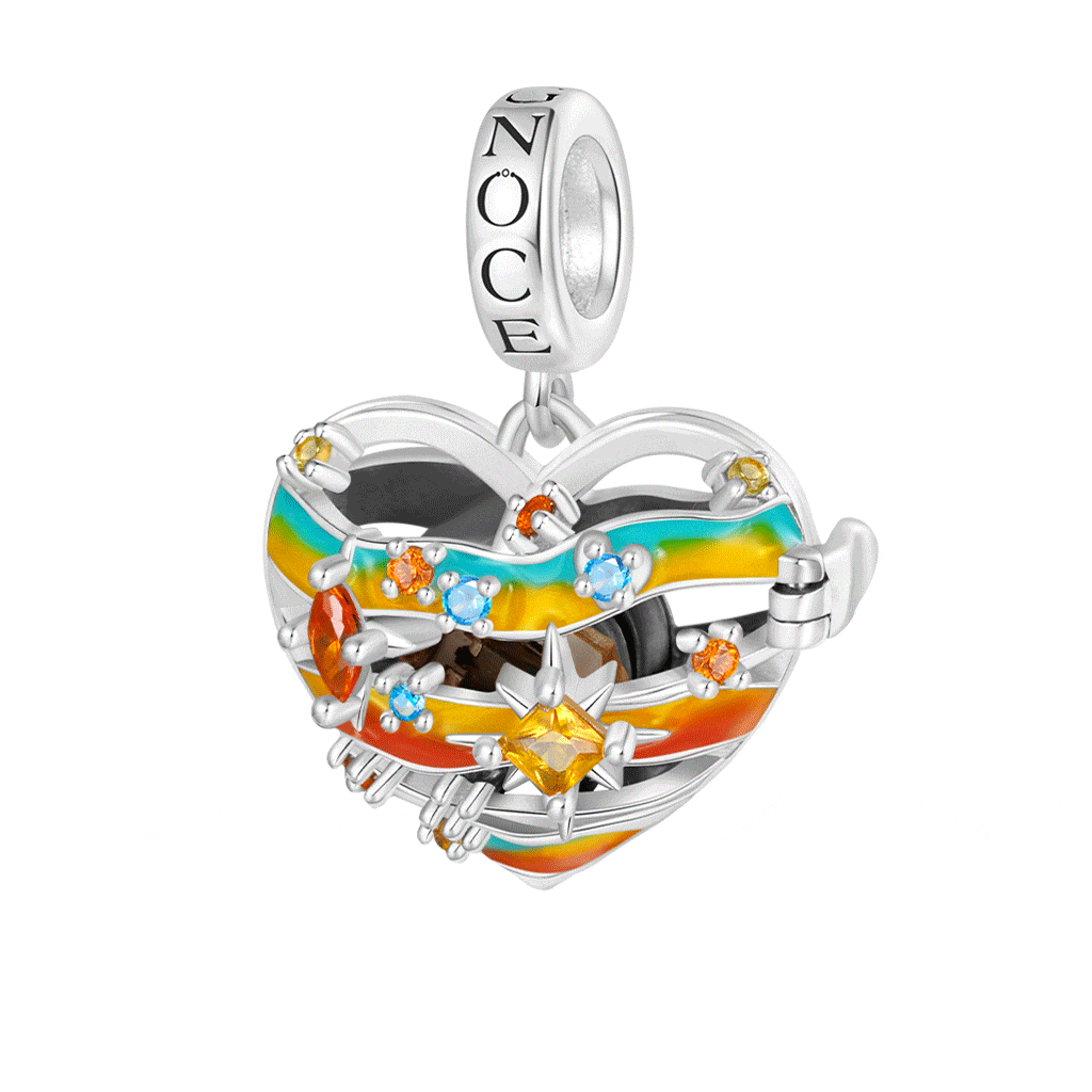 ハート ワイヤレス LED グロー ジュピター ペンダント image number 0