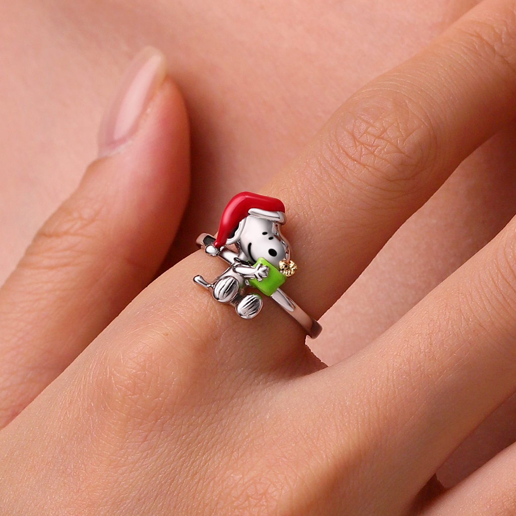 ピーナッツ クリスマス スヌーピー 指輪 image number 4