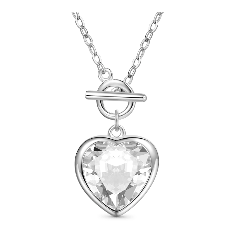 OTバックル ハートネックレス image number 0