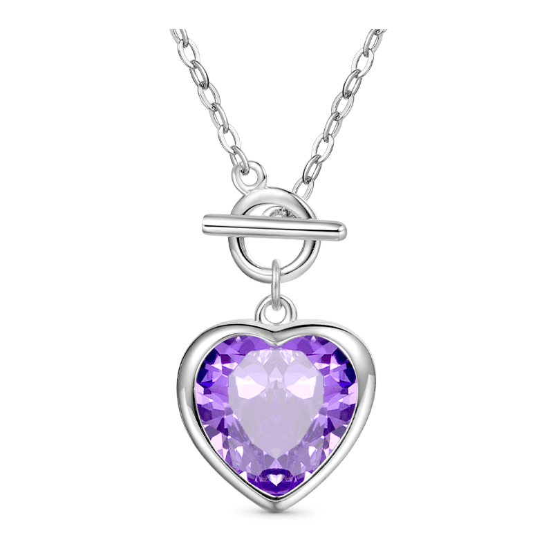 OTバックル ハートネックレス image number 0