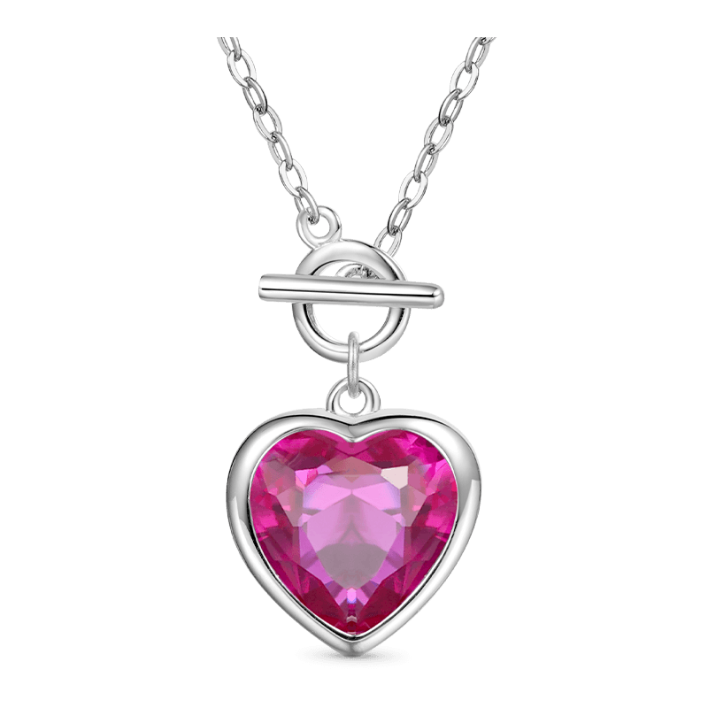 OTバックル ハートネックレス image number 0