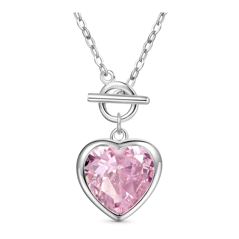 OTバックル ハートネックレス image number 0