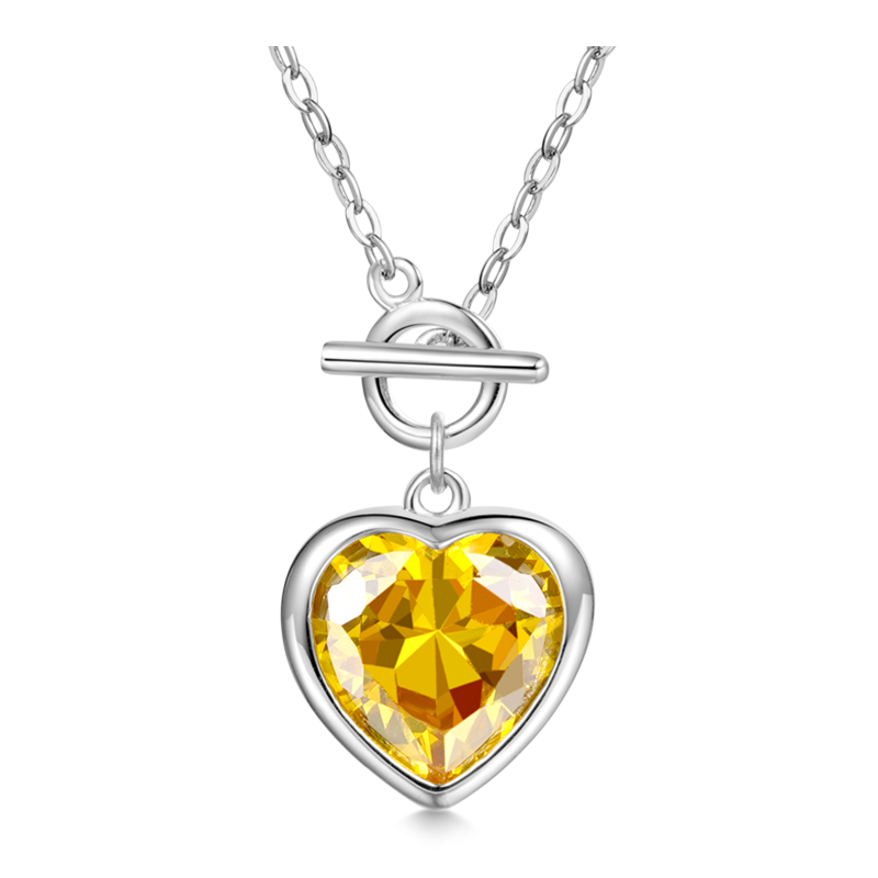 OTバックル ハートネックレス image number 0