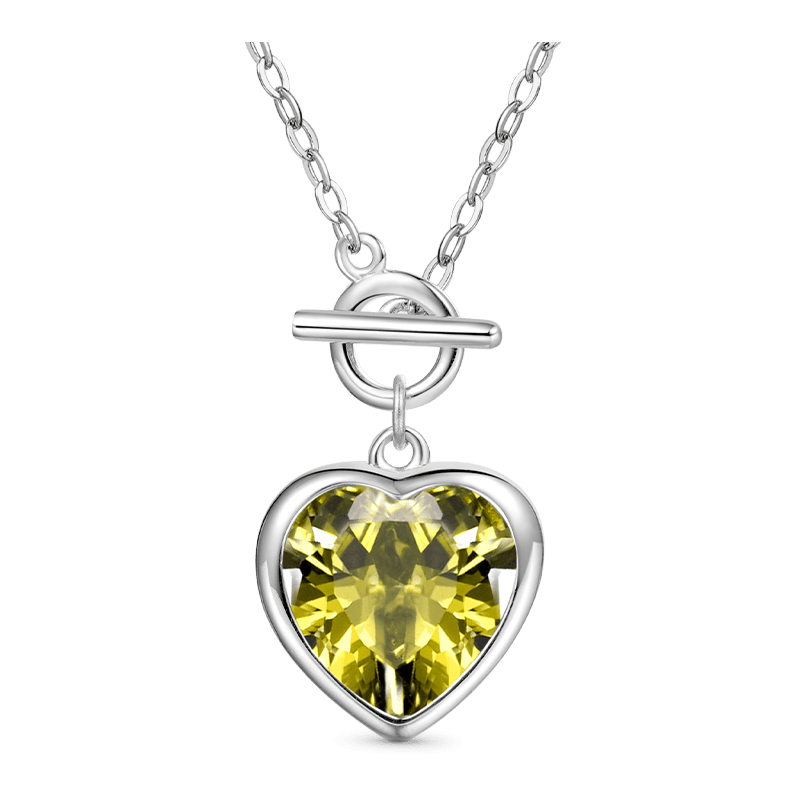 OTバックル ハートネックレス image number 0