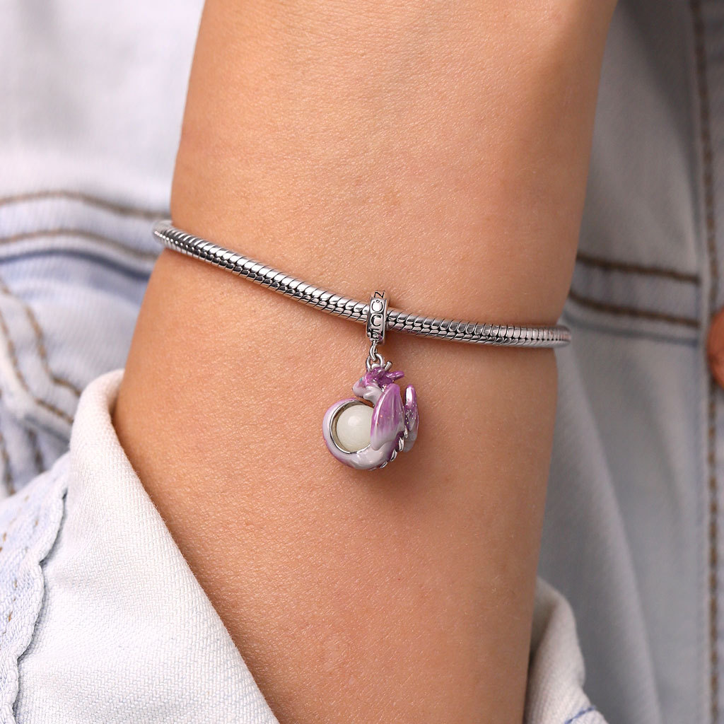 ファンタジーフォレスト パープルドラゴン ペンダント image number 6